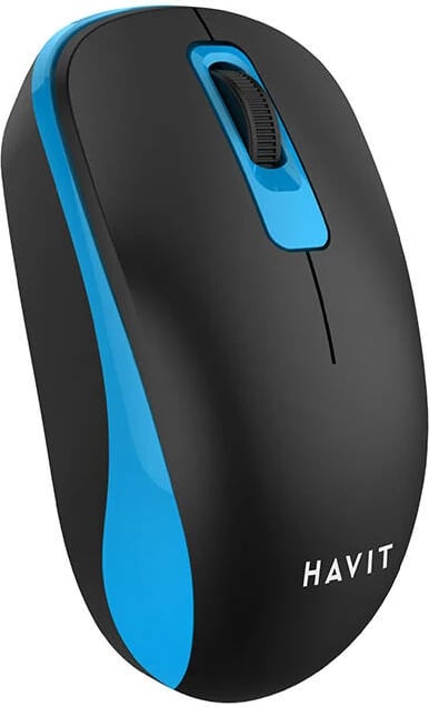 Maus wireless Havit MS626GT, 1200 DPI, 3 butona, USB-C, zi/blu