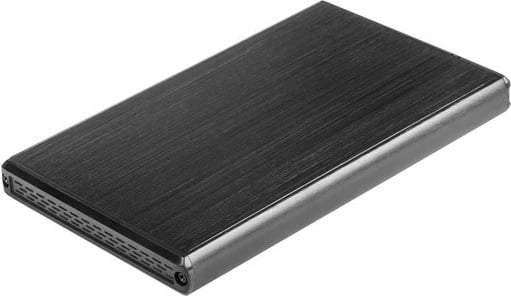 Kasë Natec RHINO NKZ-0275 për hard disk 2.5'', USB 2.0, Alumini, e zezë