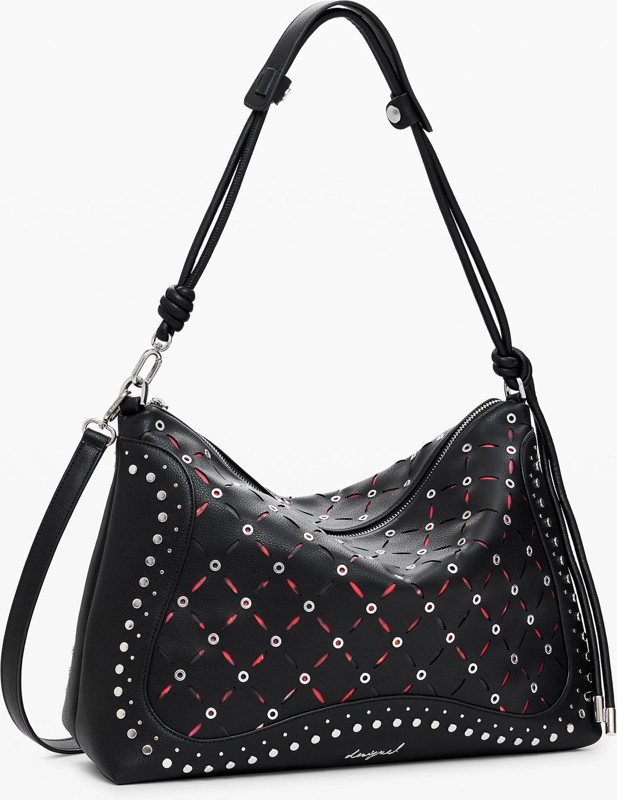 Çantë Desigual Yankee Leiria Mini Bag femra, e zezë