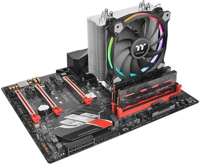 Ftohës CPU Thermaltake Riing Silent 12 RGB Edition Sync, 120mm, TDP 150W