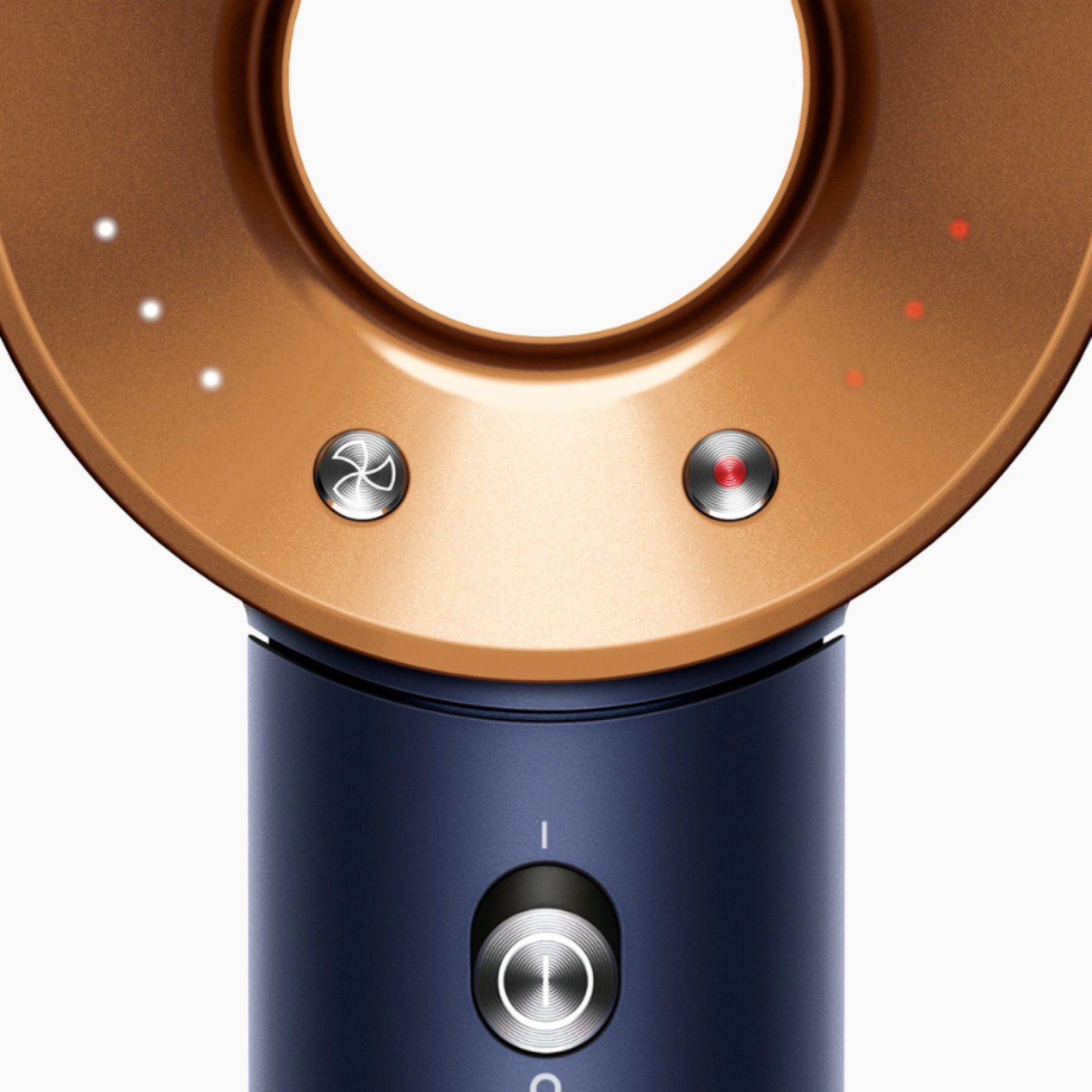 Tharëse flokësh Dyson Supersonic, 1600W, 3 shtojca, natë blu/bakër