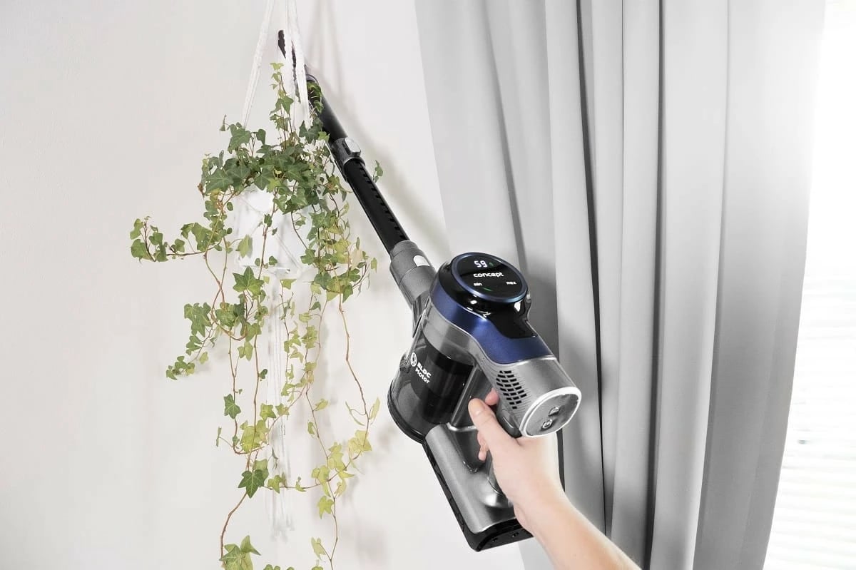 Fshesë elektrike pa kabllo Concept VP6040, 2-në-1, 1L, Blu e errët