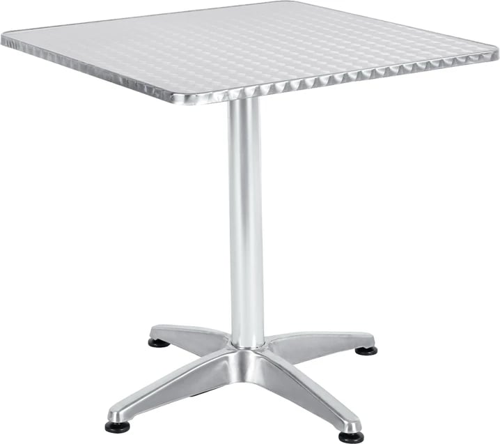 Tavolinë Lazo krom alumini 60x60x70cm