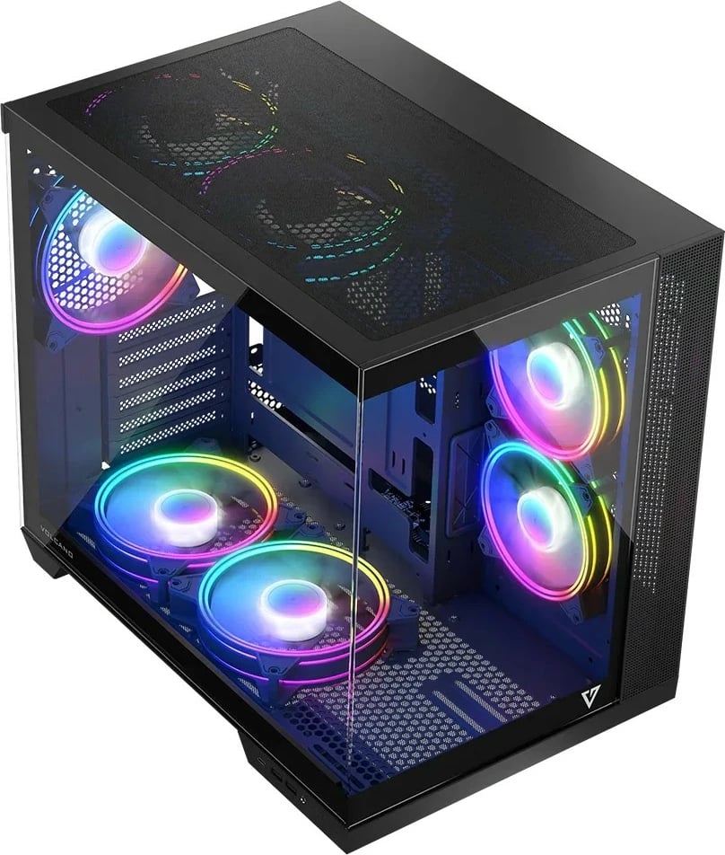 Kasë MODECOM Volcano Panorama NF Midi, ATX, ITX, Micro ATX, Gri