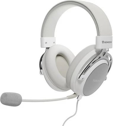 Kufje gaming GENESIS Toron 301 me mikrofon, të bardha
