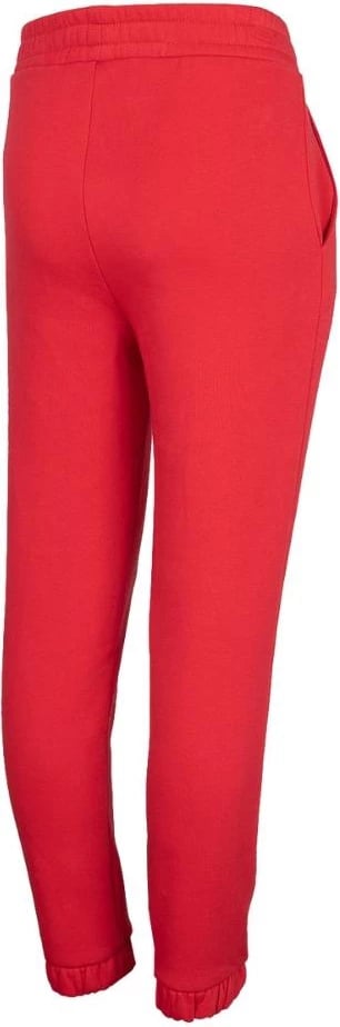 Pantallona sportive për fëmijë 4F, të kuqe