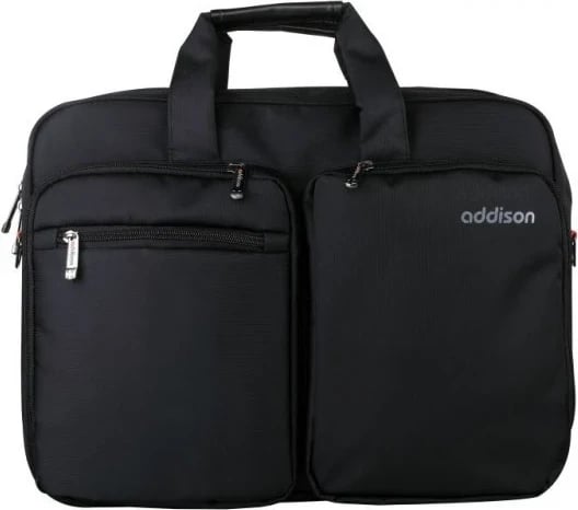 Çanta për laptop Addison, e zezë