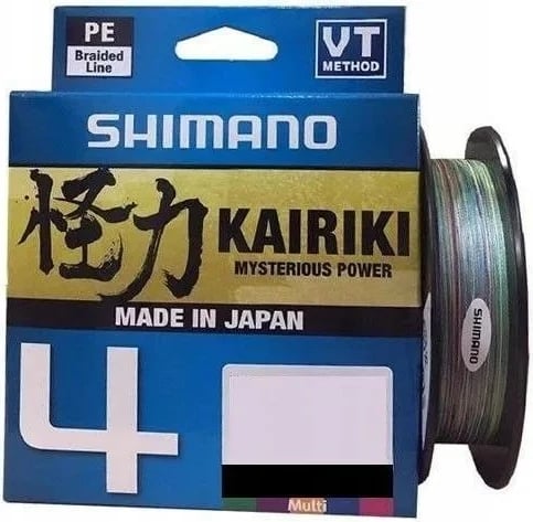 Fije peshkimi Shimano Kairiki 4, 0.060mm, polietileni, ngjyra të përziera