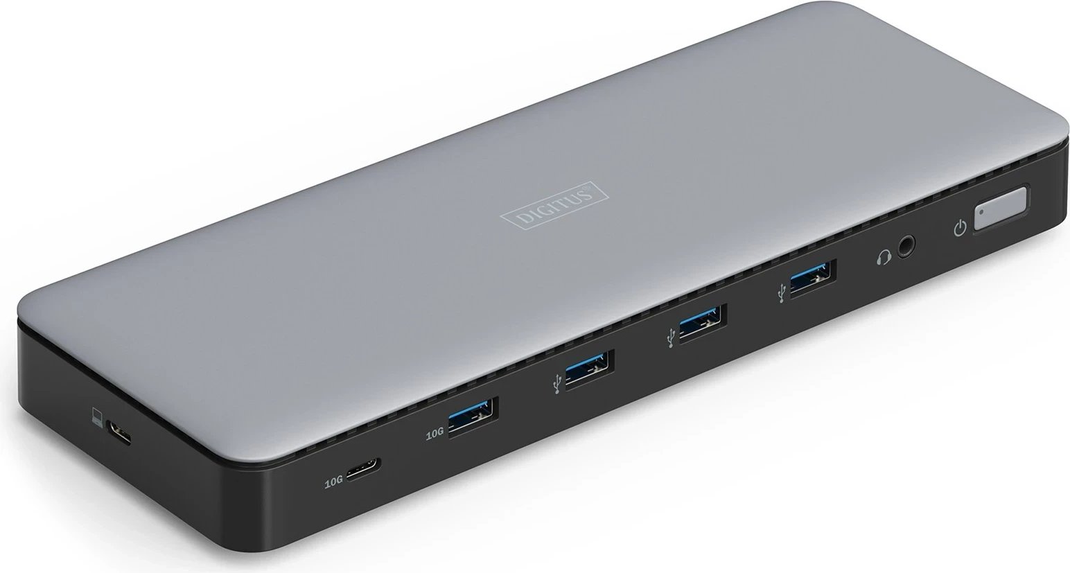 Stacion dokimi Digitus USB-C, 13 porte, Alumini