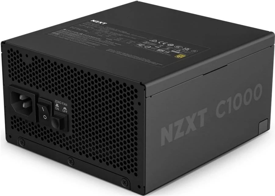 Kasë NZXT C1000, 1000W, Gold, ATX3.1, E zezë