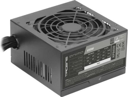Kasë AeroCool Tacens Anima APB650, 650W, 80 PLUS Bronze, e zezë