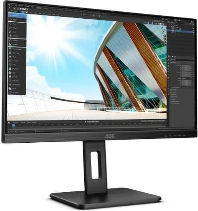 Monitor AOC 27P2Q, 27", IPS, Full HD, Pivot, USB Hub, Zi