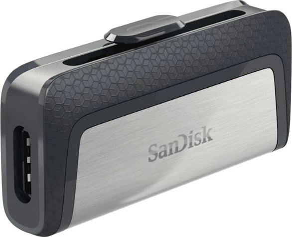 USB SanDisk Ultra Dual Drive, 256 GB, hiri, argjend