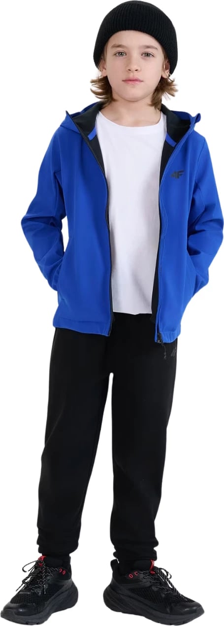 Jakne softshell për djem 4F, kaltër