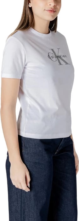 Maicë për femra Calvin Klein Jeans, të bardhë