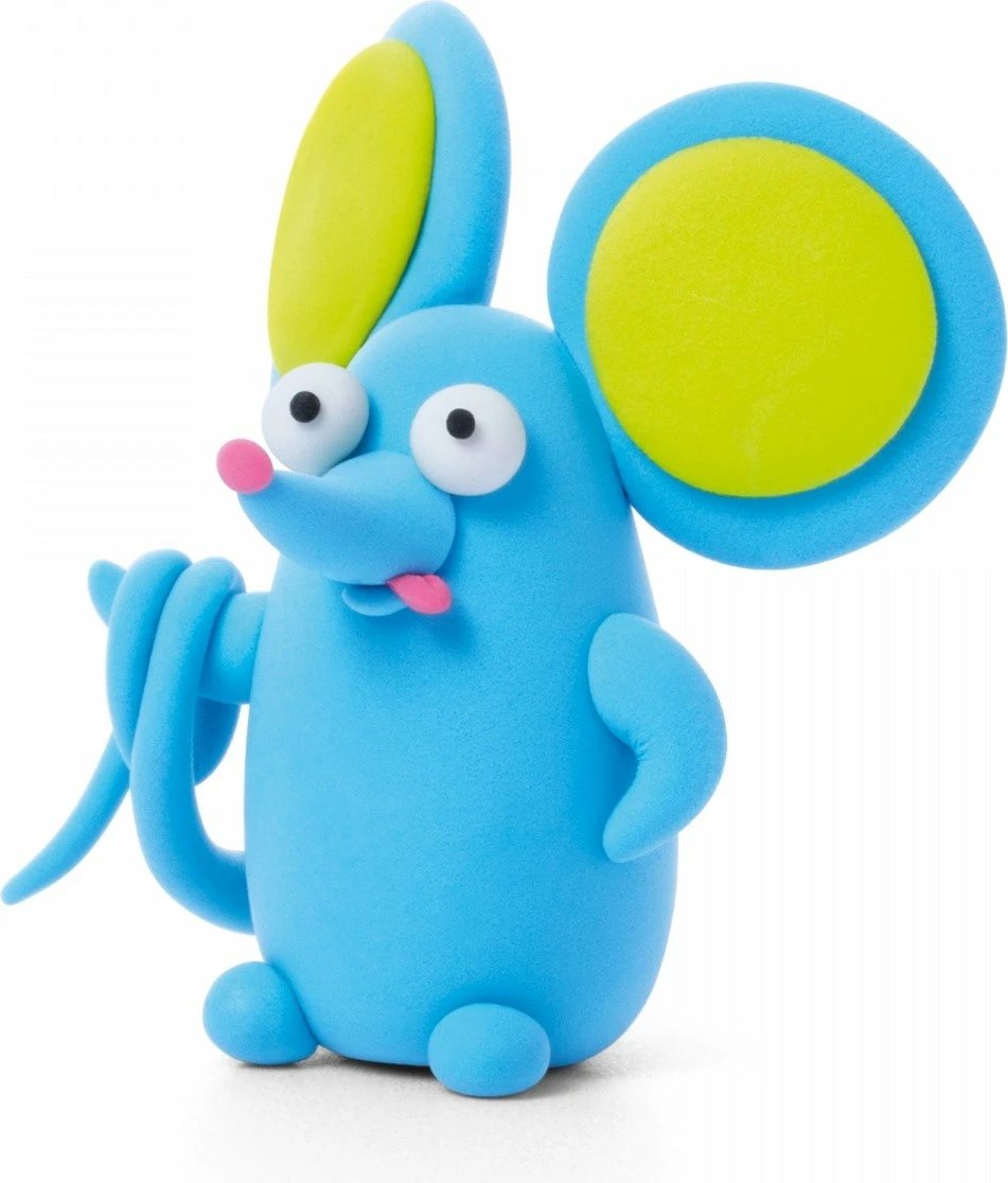 Set plasteline Hey Clay HCL15023 15 kanaçe 10 ngjyra krijim 6 figurina me aplikacion ajro-thajëse për 3+