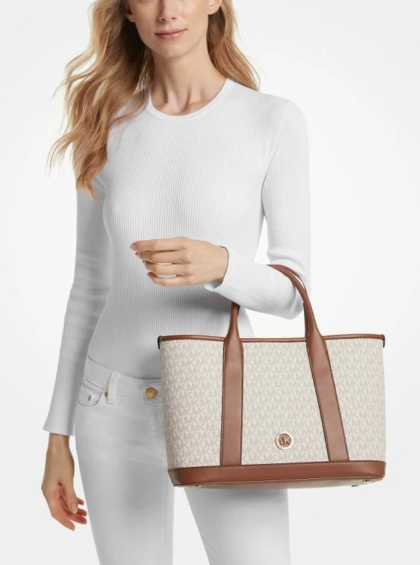 Çantë dore Michael Kors femra, bezhë
