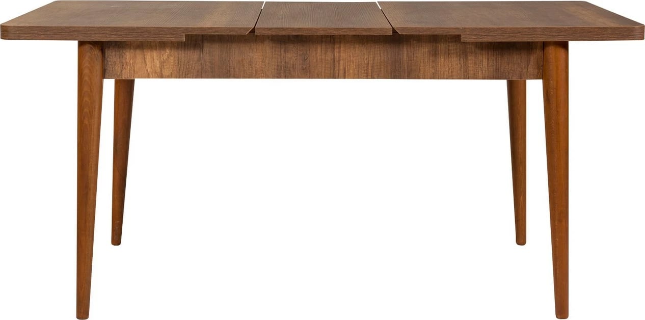Set tavoline e zgjatshme me karrige, bankë dhe konsol (6 copë), Skye Decor, Vina Bench 04 1005, ngjyrë arre, krem