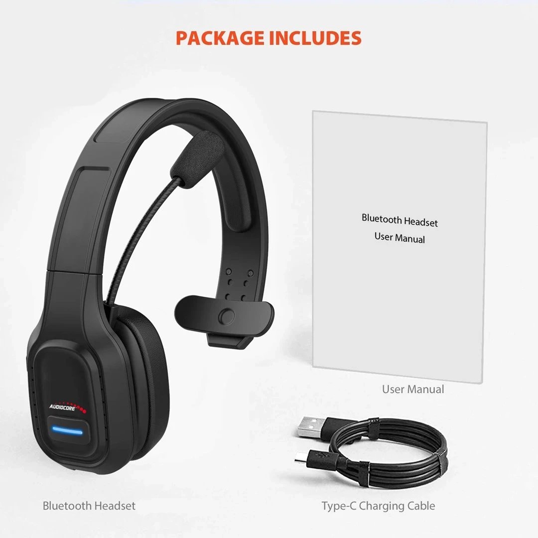 Kufje wireless Audiocore 74452, të zeza