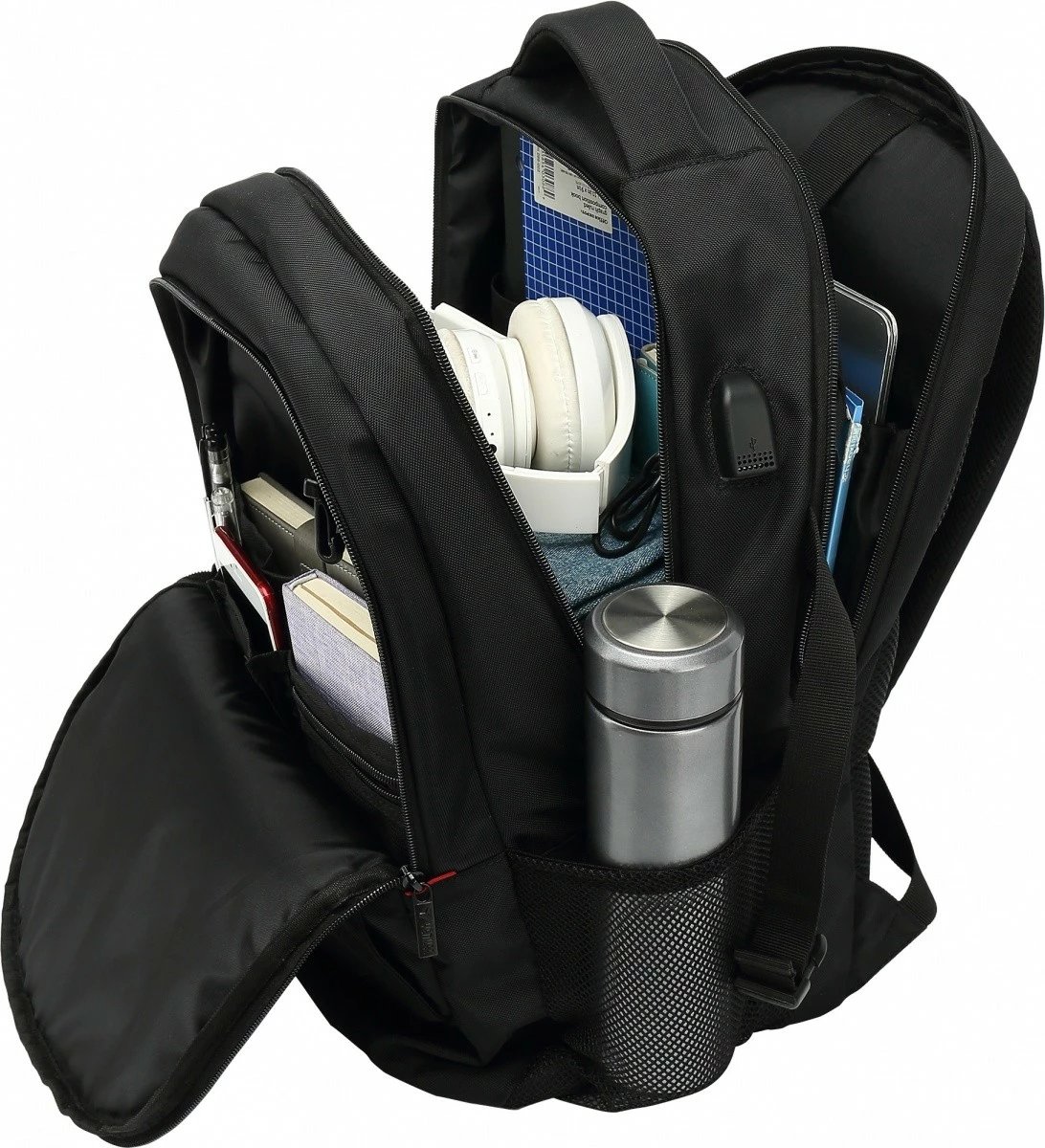 Çantë shpine për laptop YENKEE YBB 1502 FLASHPACKER, 15.6", e zezë