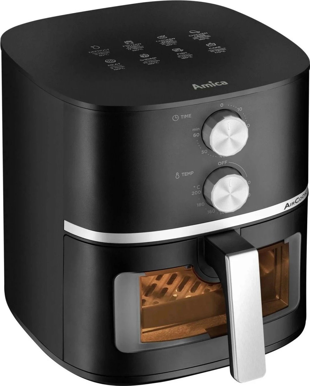 Fryer pa yndyrë Amica AFM Friend 2020, 5.5L, e zezë