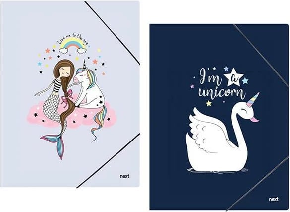 Mbajtëse gome Next Unicorn, 35x25cm, 2 dizajne