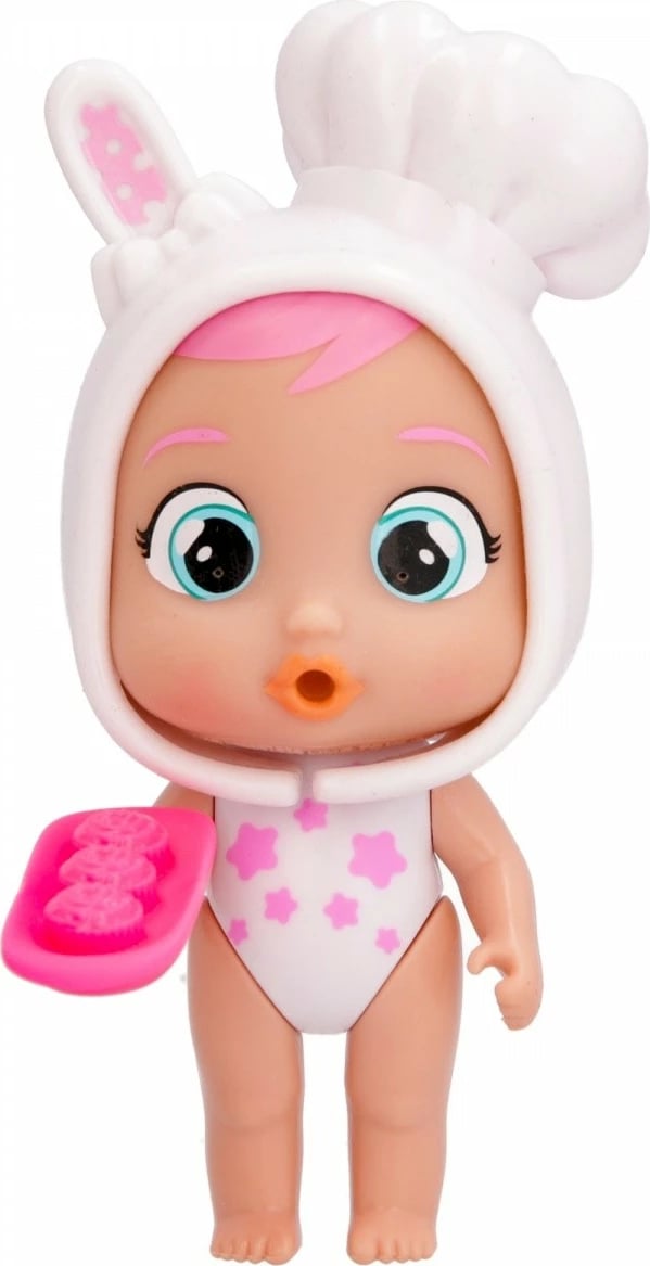 Kukull Cry Babies Magic Tears Di Stars Talent Coney, Tm Toys, plastikë, me aksesorë, rozë/bardhë