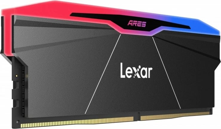RAM Memorje Lexar ARES RGB DDR5, 32GB (2x16GB), 6000 MHz, CL30, E zezë