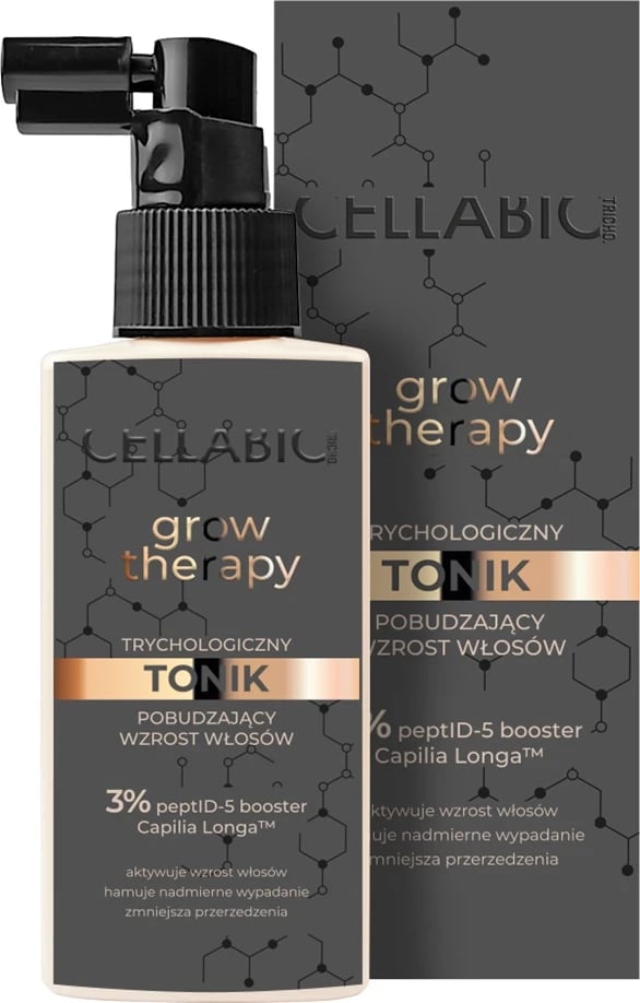 Tonik për rritjen e flokëve Cellabic Tricho Grow Therapy Trichological për meshkuj, 100ml