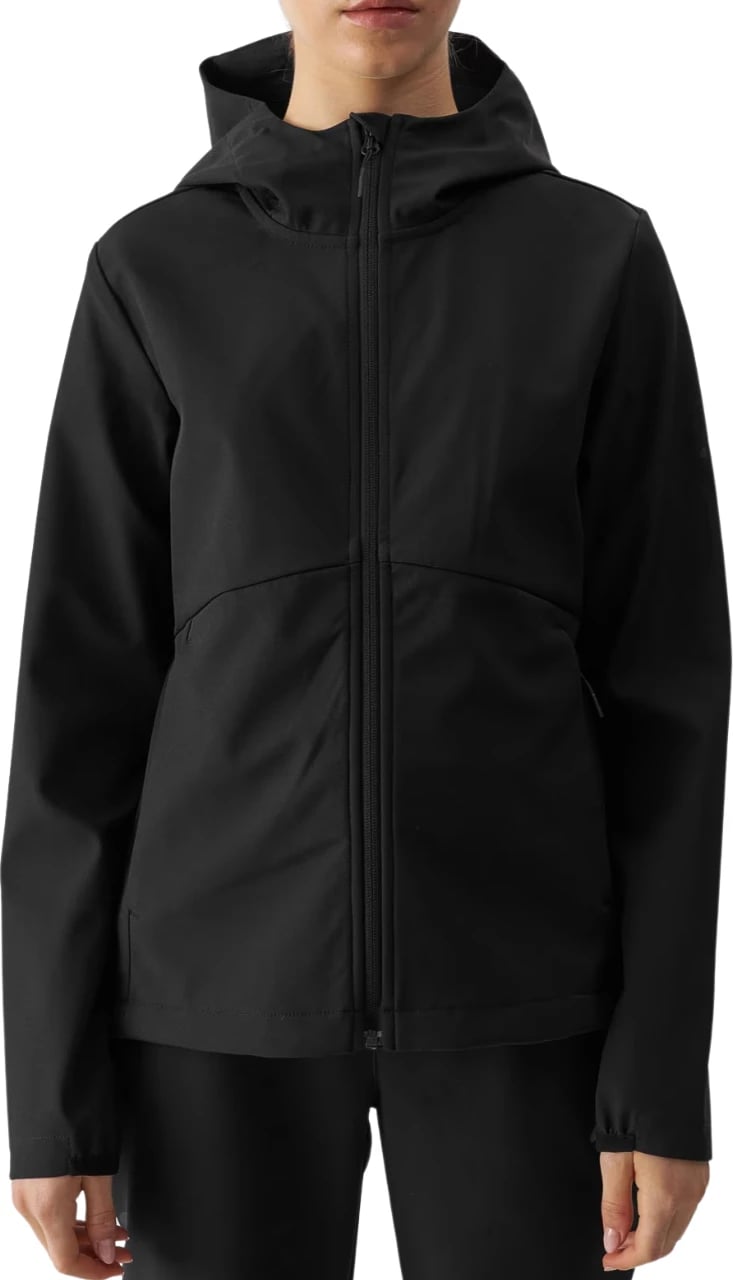 Jakne softshell për femra 4F, e zezë