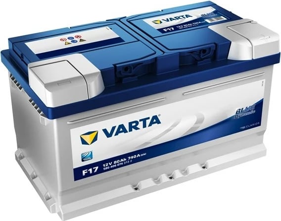 Bateri VARTA SLI580406074, 12V 80Ah 740A, gri/blu
