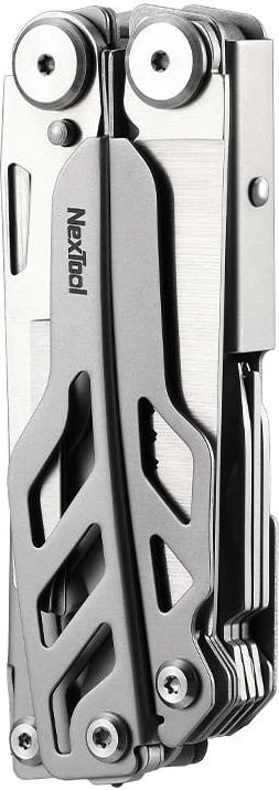 Multitool Nextool Flagship Pro NE20232 me teh të zëvendësueshëm, çelik, set me 2 tehe rezervë