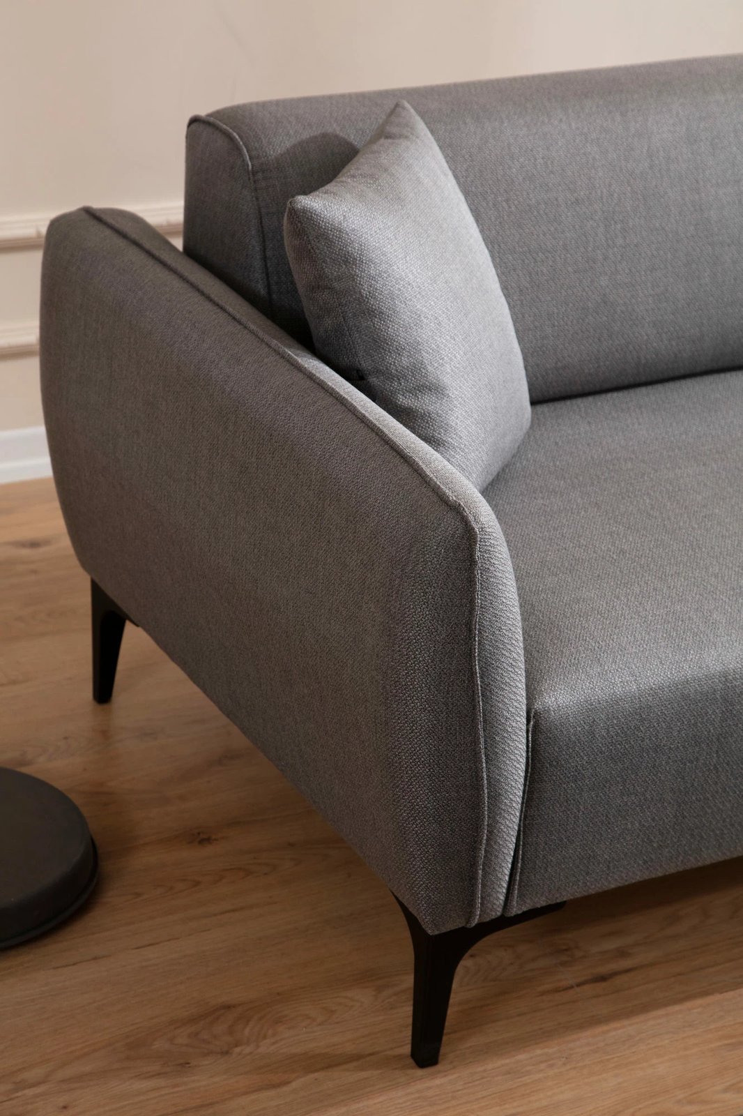 Këndore Belissimo, ngjyrë gri, Atelier del Sofa, anë e djathtë