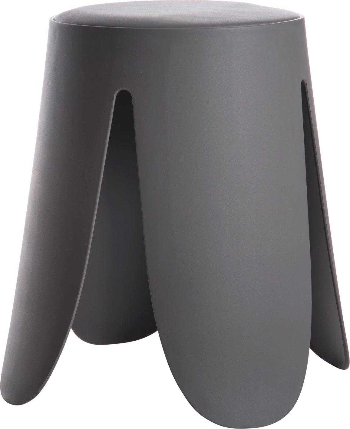 Karrige DENTY FH9619.10 polipropileni, ngjyrë gri, sedilje PU, Φ30x45Hcm