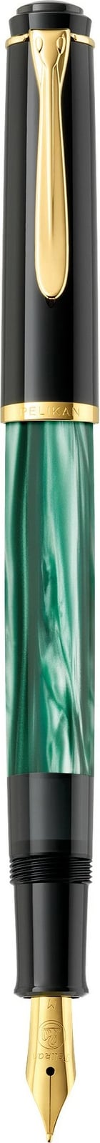 Stilolaps Pelikan M200, gjelbër mermer, me kuti dhurate