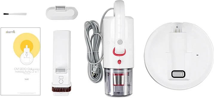 Fshesë dore Deerma CM1300 me UV, 350W, 0.4L, E bardhë
