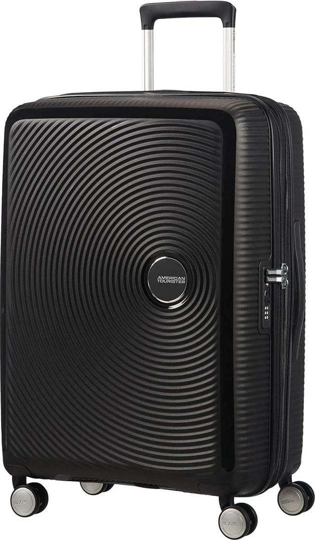Valixhe American Tourister Soundbox EXP, e vogël, e zezë