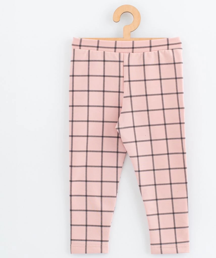 Leggins për vajza, New Baby, Kindergarten, pambuk 95% elastan 5%, madhësi 104/110, rozë