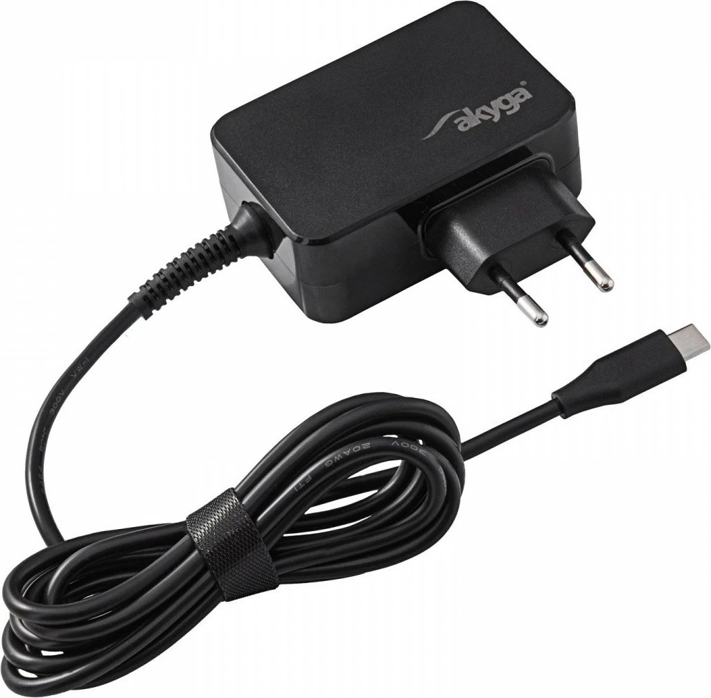Karikues rrjeti AKYGA AK-ND-80, USB-C, 45W, PD 3.0, i zi