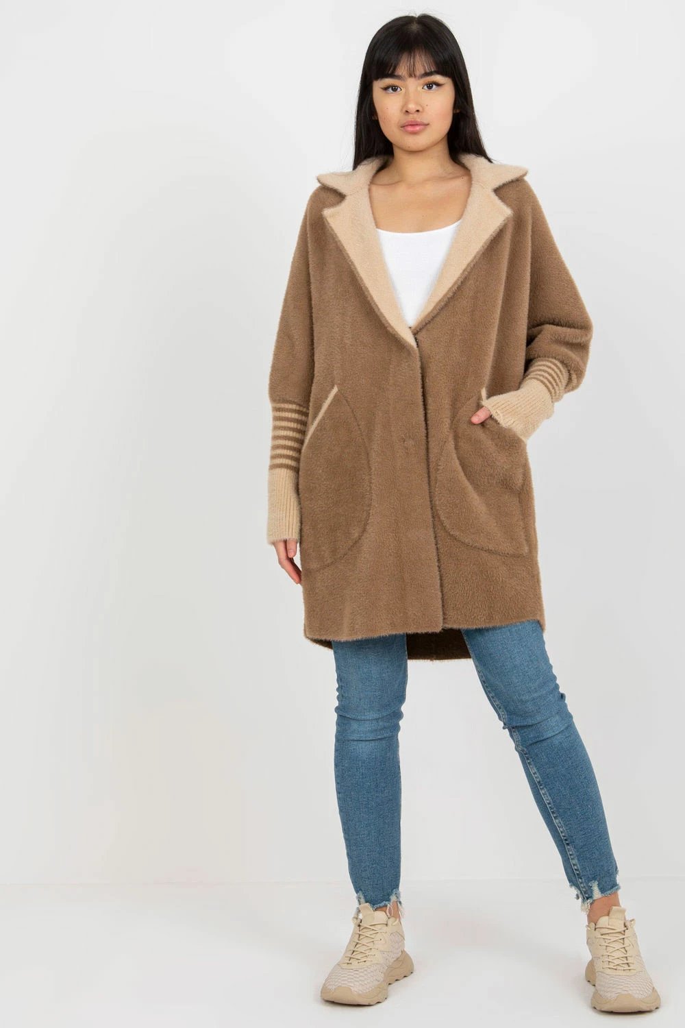 Jakne për femra MBM 175709, kafe