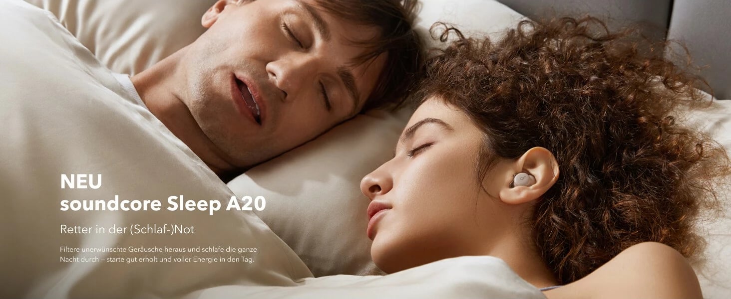 Kufje Anker Soundcore Sleep A20, Wireless, 20 - 20000 Hz, Bardhë