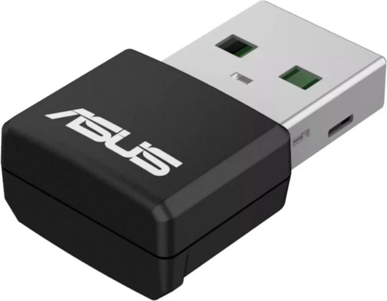 Kartë rrjeti ASUS USB-AX55 Nano, Wi-Fi 6, e zezë Kartë rrjeti ASUS USB-AX55 Nano, Wi-Fi 6, e zezë