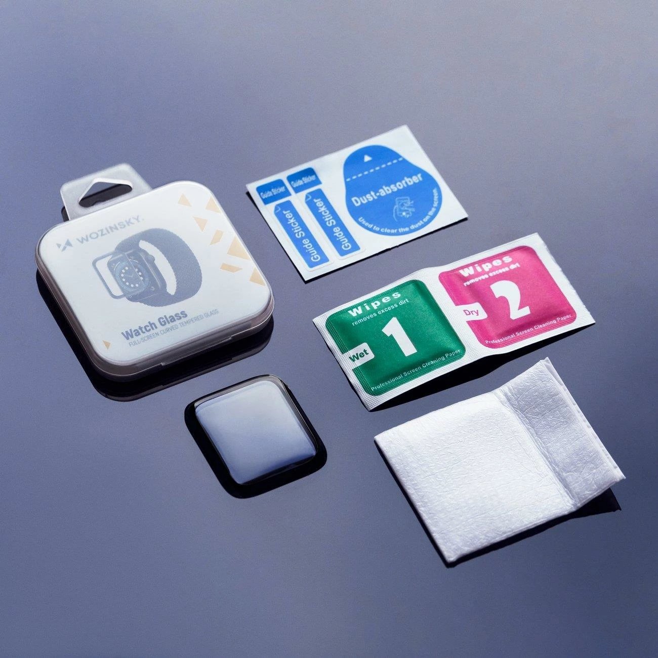 Xham mbrojtës Wozinsky Watch Glass për Realme Watch 2 Pro, i zi