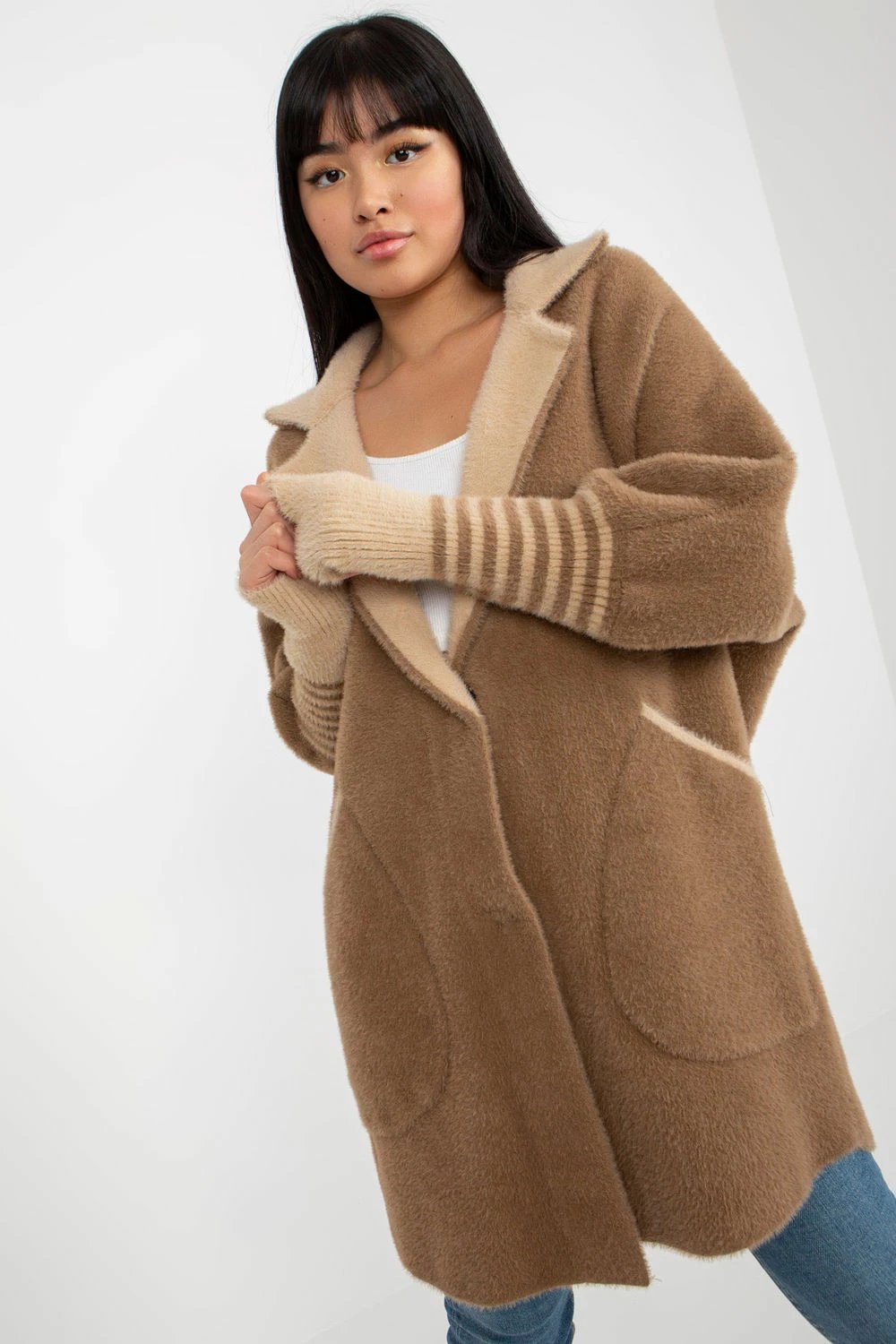 Jakne për femra MBM 175709, kafe