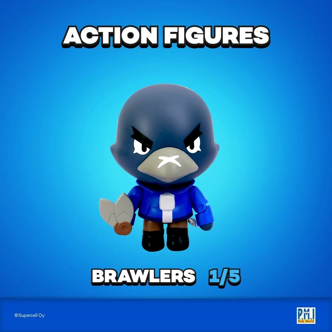 Figurë aksioni Brawl Stars S1, P.M.I. Kids World, Crow, 11cm