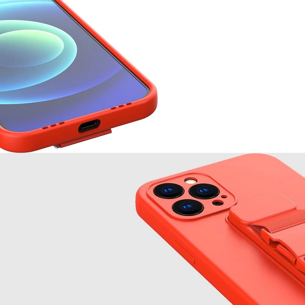 Mbështjellës Hurtel Rope Case me litar për qafë, për Xiaomi Redmi 10X 4G / Redmi Note 9, Rozë