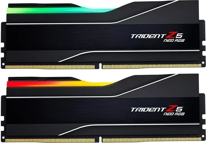 RAM memorje G.SKILL Trident Z5 Neo RGB, 128 GB (2x64 GB), DDR5, 6000 MHz, e zezë
