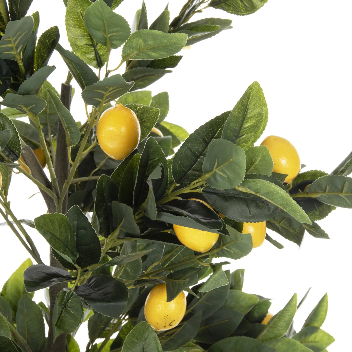 Bimë dekorative sintetike, pemë limoni në vazo, FH4020, Φ15x12-170H cm