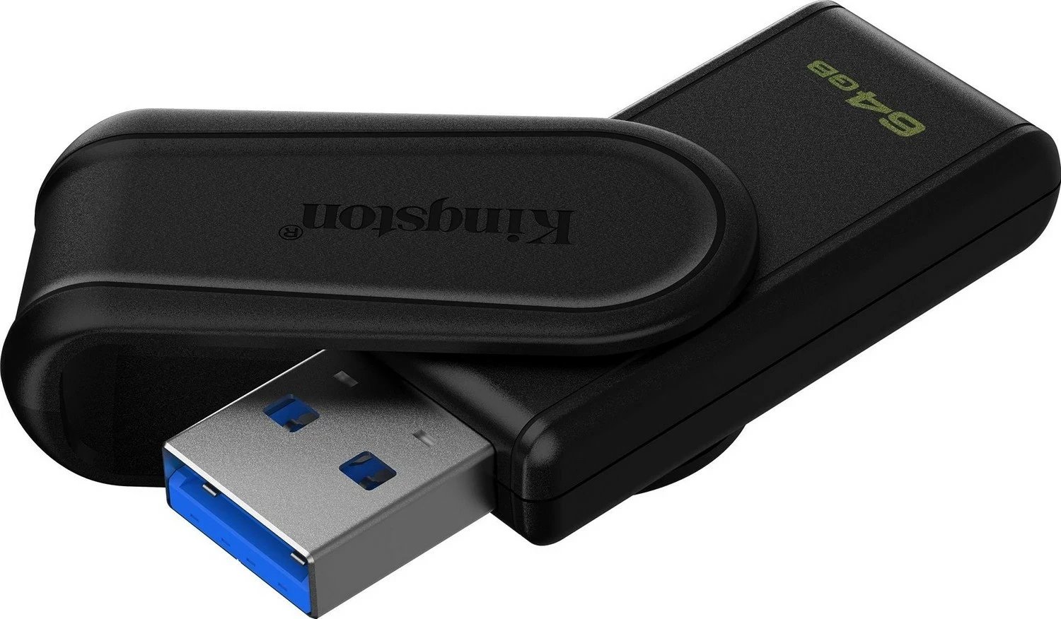 USB Kingston DataTraveler Exodia S 64GB, USB 3.2, e zezë