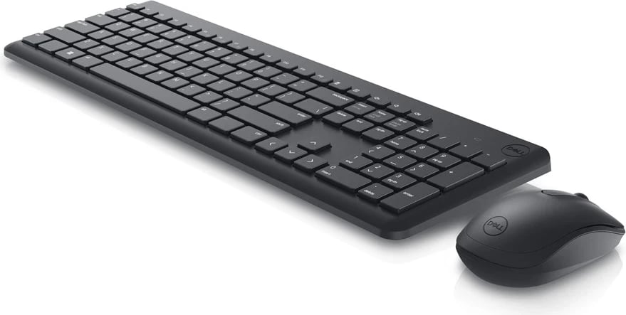Set tastierë & maus Dell KM3322W, Wireless, të zeza